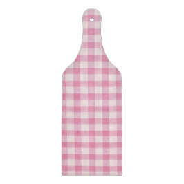 Baby Pink Gingham Pattern Snijplank