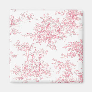 Baby Pink Toille magnet Magneet