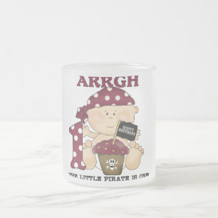 Baby Piraat 1e Verjaardag Tshirts en geschenken Matglas Koffiemok