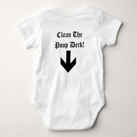 Baby Pirate Romper (Achterkant)