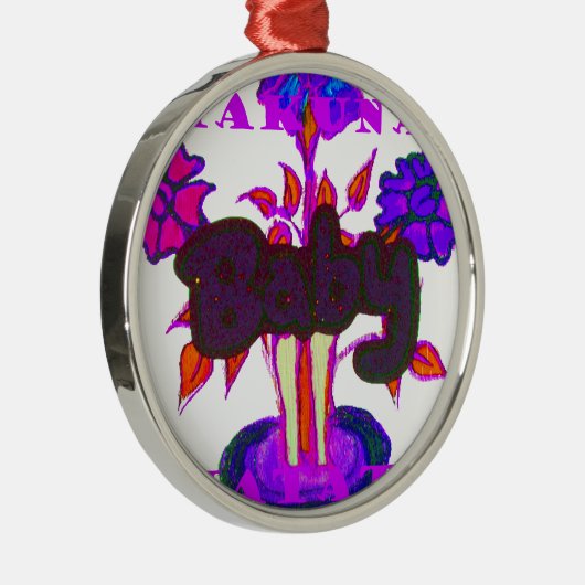 Baby plant Hakuna Matata gifts.png Metalen Ornament (Rechts)