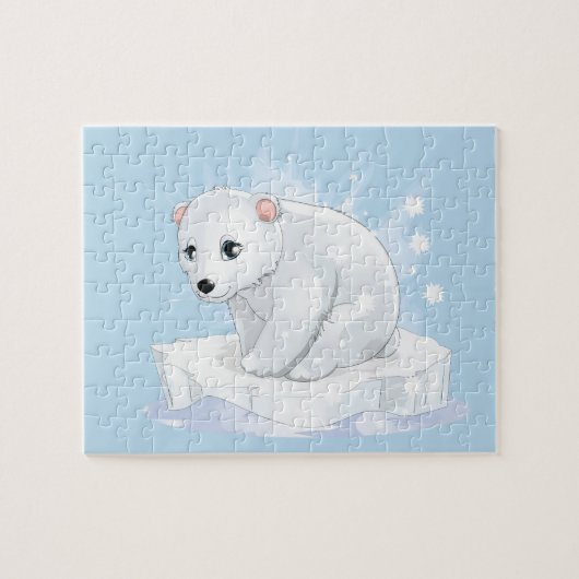 Baby Polar Beer Game Puzzle Legpuzzel (Horizontaal)