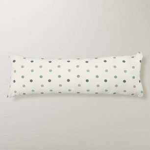 Baby polka dot patroon in blauwe tinten lichaamskussen