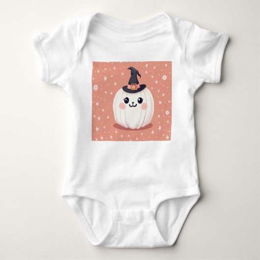baby pompoen romper (Voorkant)