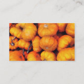 Baby pompoenen visitekaartje (Achterkant)