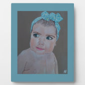 Baby Portrait Painting by Alfred Fox Fotoplaat (Voorkant)