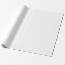 Baby Powder White Plain Solid Color Wrapping Paper Cadeaupapier