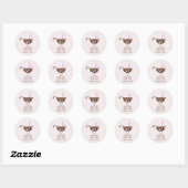 Baby Pram Mod Sticker Roze (Vel)