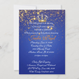 Baby Prince Invitation