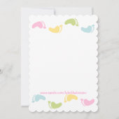 Baby Prints Babyschoenen Kaart (Achterkant)