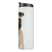 Baby Pug Portret Thermosbeker (Geroteerd rechts)