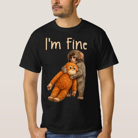 Baby Punch Monkey T-shirt (Voorkant)