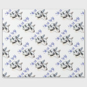 Baby Pygmy Goats Silent Night Kerstmis Wrapping P Cadeaupapier (Vlak)