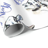 Baby Pygmy Goats Silent Night Kerstmis Wrapping P Cadeaupapier (Rol Hoek)