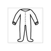 Baby-pyjama Rubberstempel (Afrduk)