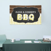 Baby Q Baby shower Banner - Geel (Beurs)