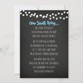 BaBy-Q BBQ Baby Boy Shower Invitation Carte de liv (Dos)