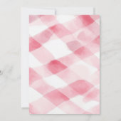 Baby Q BBQ Bash Baby shower Kaart (Achterkant)