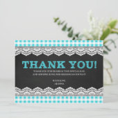 Baby Q BBQ - Hartelijk dank - Kaart (Staand voorkant)