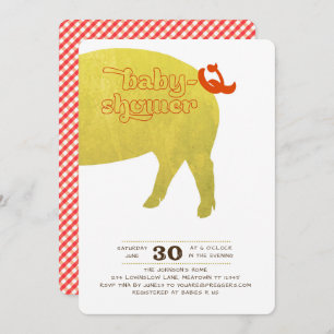 Baby-Q de Uitnodiging van de Shower