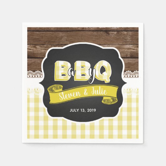 Baby Q Douche servet - Geel (Voorkant)