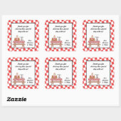 Baby Q Girl Douche Favoriser Sticker BBQ Barbeque (Feuille)