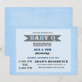 BaBy Q Invitation Baby shower (Devant / Derrière)
