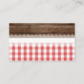 Baby Q-kaart met luierbekrachtiging - rood Informatiekaartje (Achterkant)