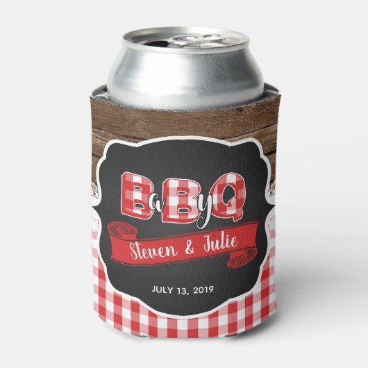 Baby Q Koelbox - Rood Blikjeskoeler (Blikje Voorkant)