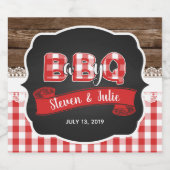 Baby Q Mousserende Wijn Label - Rood Sparkling Wijnetiket (Enkel label)