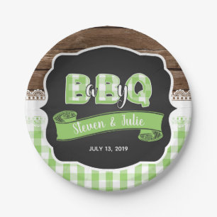 Baby Q Shower Paper Bord - Groen