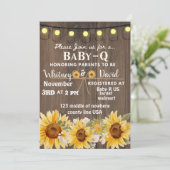 Baby-Q uitnodiging (Staand voorkant)