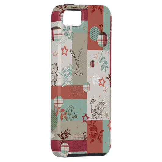 Baby Quilt Patroon 2 Case-Mate iPhone Case (Back/Rechts)