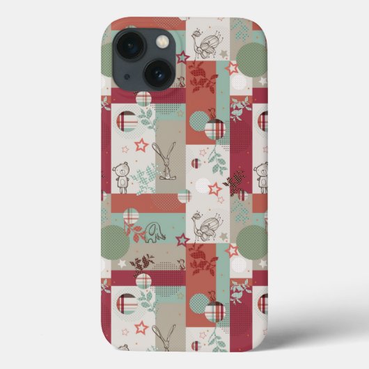 Baby Quilt Patroon 2 Case-Mate iPhone Case (Achterkant)