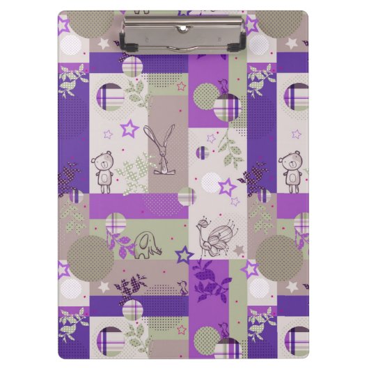 Baby Quilt Pattern Klembord (Voorkant)