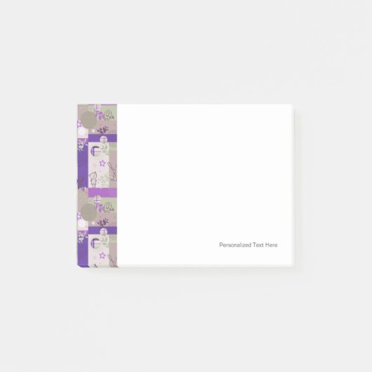 Baby Quilt Pattern Post-it® Notes (Voorkant)