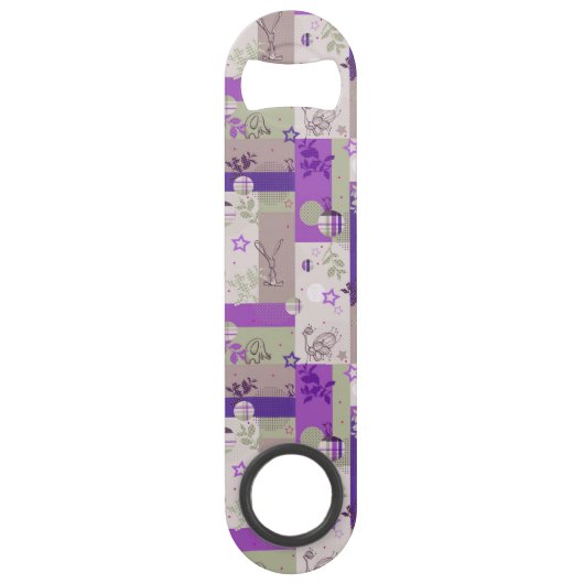 Baby Quilt Pattern Speed Flessenopener (Voorkant)