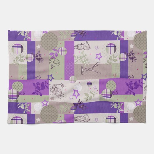 Baby Quilt Pattern Theedoek (Horizontaal)