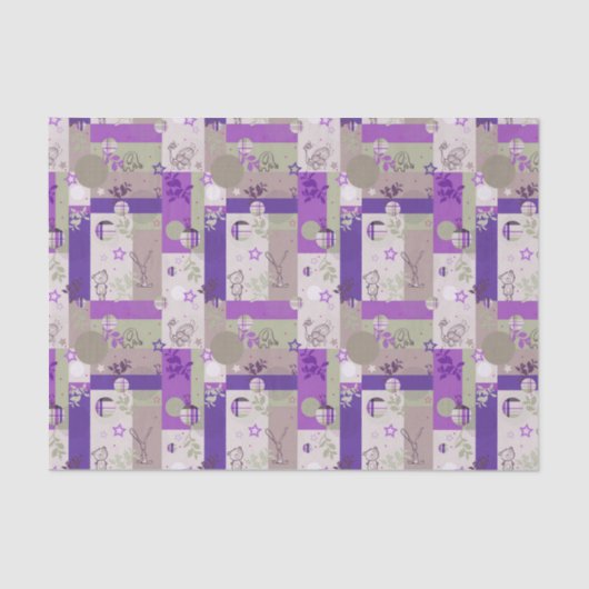 Baby Quilt Pattern Tissuepapier (Voorkant)