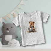 Baby Quokka Reader Baby T-shirt