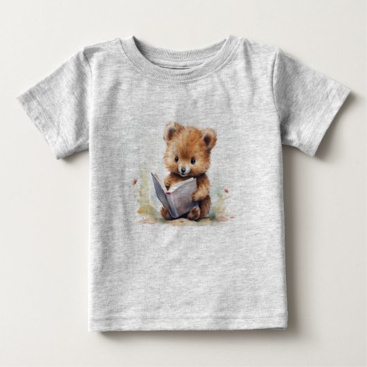 Baby Quokka Reader T-shirt bébé (Devant)