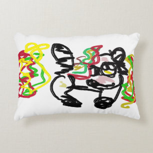 Baby Raccoon Autumn Accent Kussen