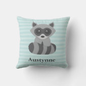 Baby Raccoon Kussen (Achterkant)