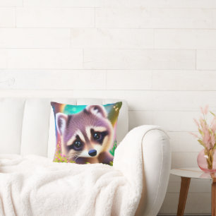 Baby Raccoon Kussen