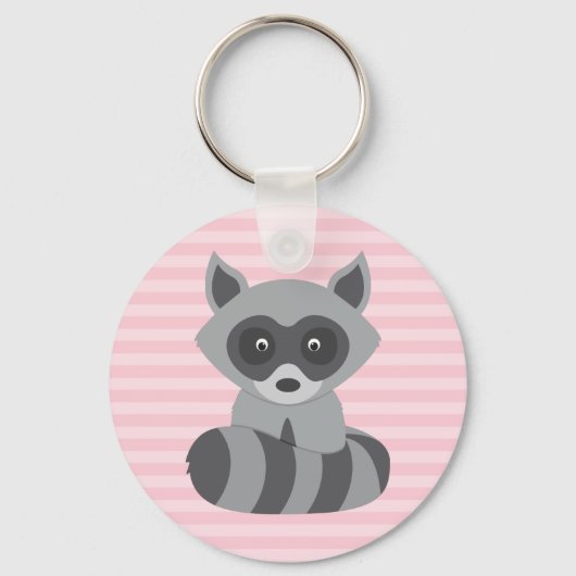 Baby Raccoon Sleutelhanger (Voorkant)