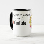 baby racehorse mare gagne la course YT Mug (Devant gauche)