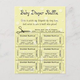 Baby Raffle Tickets Briefkaart