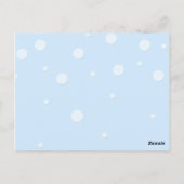 Baby Raffle Tickets Briefkaart (Achterkant)