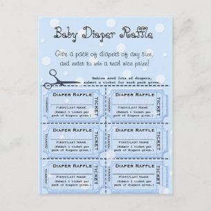 Baby Raffle Tickets Briefkaart