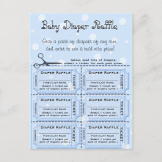 Baby Raffle Tickets Briefkaart